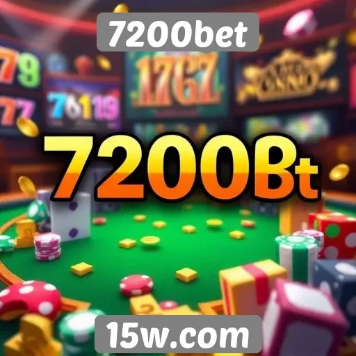 Plataforma 7200bet oferece variedade de jogos de cassino