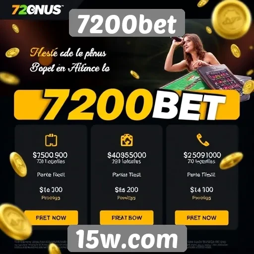 Ofertas de bônus disponíveis no 7200bet
